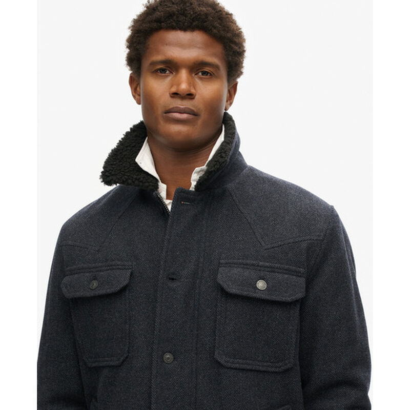 Superdry Merchant Wool Chore Jacket image number 2